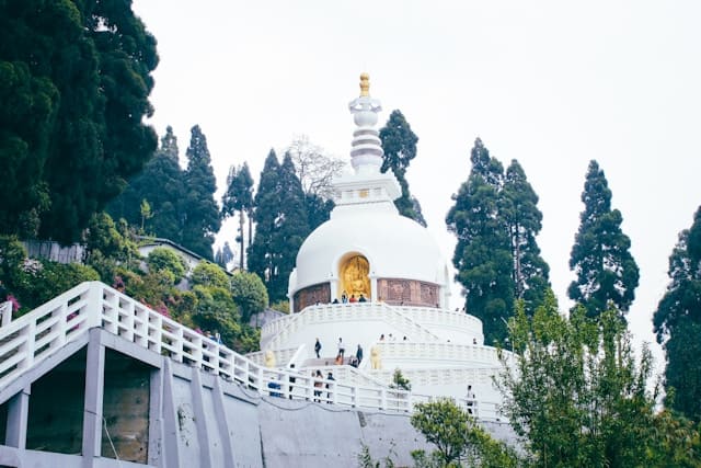 Ultimate Darjeeling & Kalimpong Monsoon Travel Guide 2026  Japanese Peace Pagoda in Darjeeling